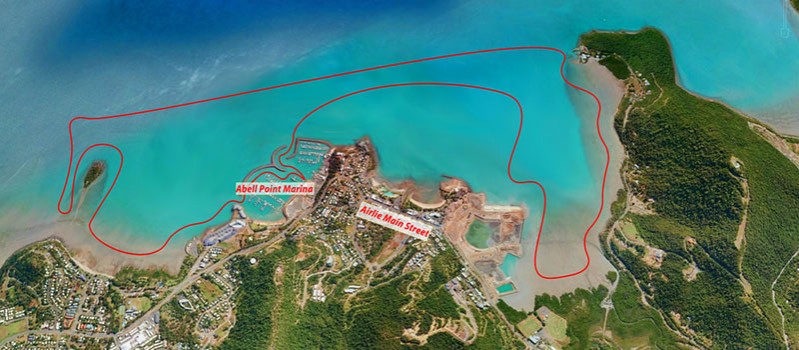 airlie beach jet boat tour route